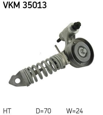Polea tensora, correa auxiliar servicios SKF ref. VKM 35013